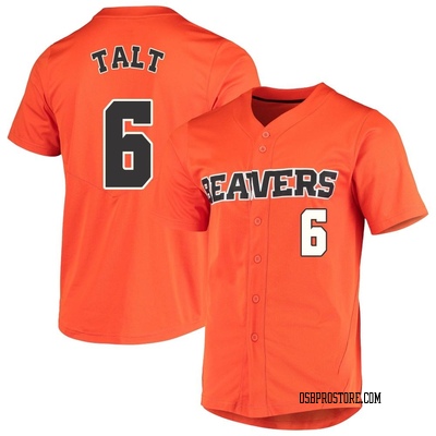 Men's Easton Talt Oregon State Beavers Replica Vapor Untouchable Full-Button Baseball Jersey - Orange