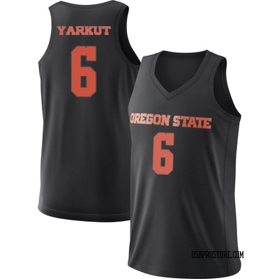 Men's Kaan Yarkut Oregon State Beavers Replica Basketball Jersey - Black